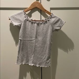 Brandy Melville ribbed crop top